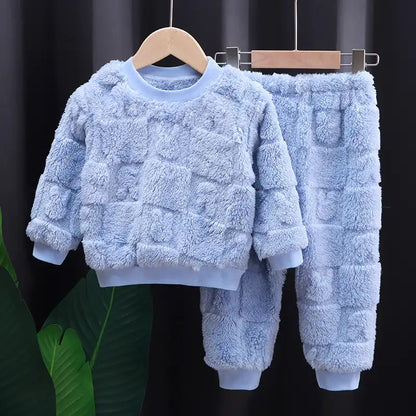 Soft and Comfy Flannel Pajama Set for Boys and Girls
