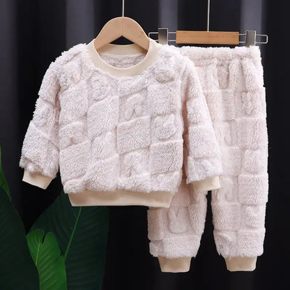 Soft and Comfy Flannel Pajama Set for Boys and Girls