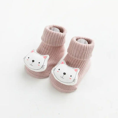 Super Soft Cotton Cartoon Cute Animal Baby Socks - CutePopToy