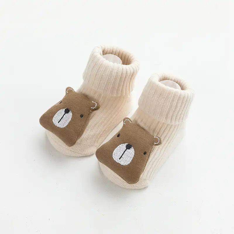 Super Soft Cotton Cartoon Cute Animal Baby Socks - CutePopToy