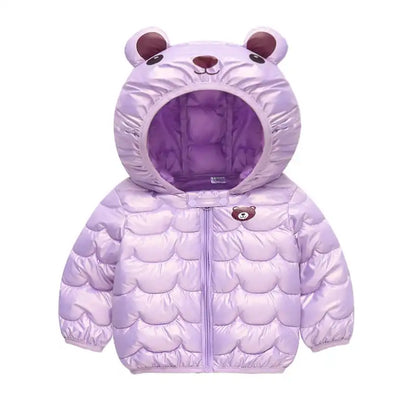 ❄️🐻❄️Winter Teddy Bear Kids Hooded Jacket Set❄️🐻❄️