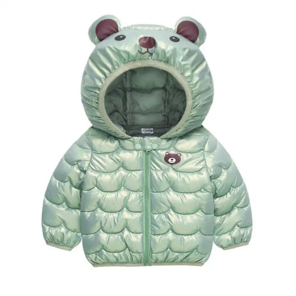 ❄️🐻❄️Winter Teddy Bear Kids Hooded Jacket Set❄️🐻❄️