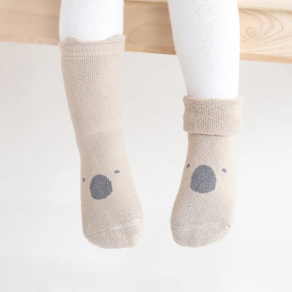 Winter Thickened Cute Animal Toddler Non-slip Floor Socks - CutePopToy