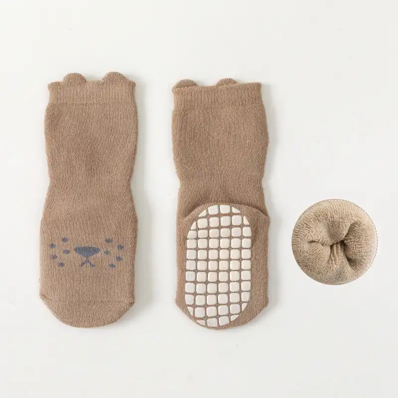 Winter Thickened Cute Animal Toddler Non-slip Floor Socks - CutePopToy