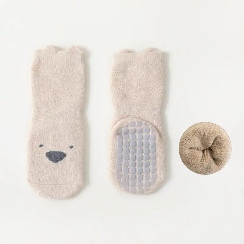 Winter Thickened Cute Animal Toddler Non-slip Floor Socks - CutePopToy