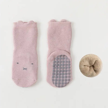 Winter Thickened Cute Animal Toddler Non-slip Floor Socks - CutePopToy